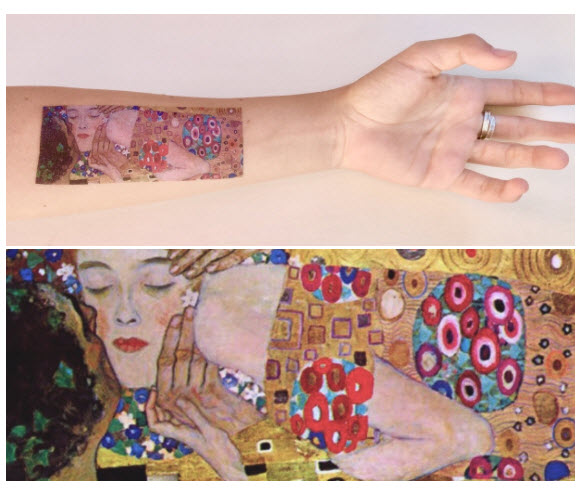 El Beso - Klimt Tatuaje – Tattoo for a week